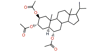 23,24-Dinor-5a-cholane-2b,3a,6a-triol triacetate